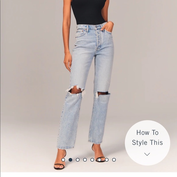 Abercrombie | High rise Dad jeans - Picture 4 of 9